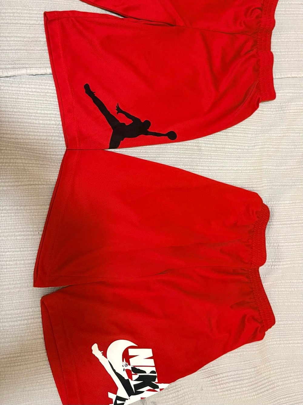 Boys Red Jordan  Basketball Shorts - 2 Pack